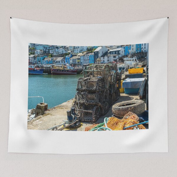 Item preview, Crab pots and lobster pots on the quayside designed and sold by yackers1.