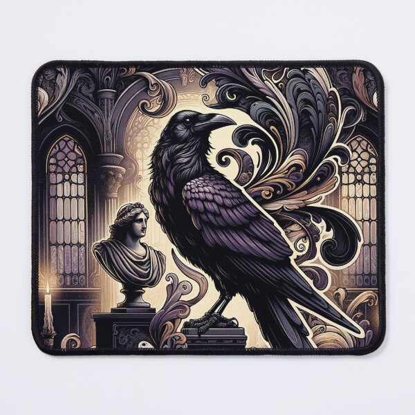 Item preview, Art Nouveau Ravens Edgar Allen Poe designed and sold by PlasticAuto.