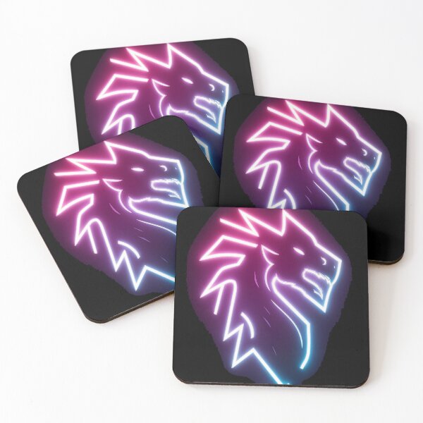 Item preview, Ender Dragon Silhouette with Neon Glow designed and sold by Thompika.