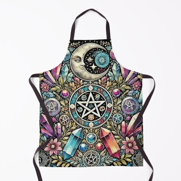 Item preview, Crystals, Moon, Stars, and Witchcraft designed and sold by DeesDeesigns.