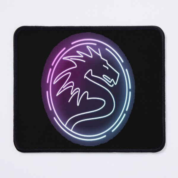 Item preview, Ender Dragon Silhouette with Neon Glow designed and sold by Thompika.