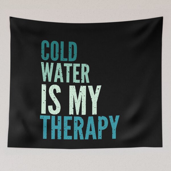 Item preview, Cold Water Is My Therapy Funny Gifts for Pepole Who Like Ice Bathing designed and sold by byMartha.