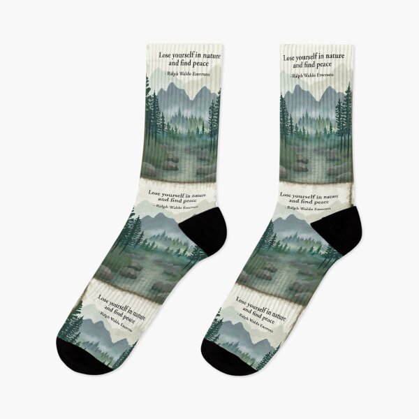 Item preview, Lose yourself in nature and find peace Ralph Waldo Emerson designed and sold by Scat the cat.