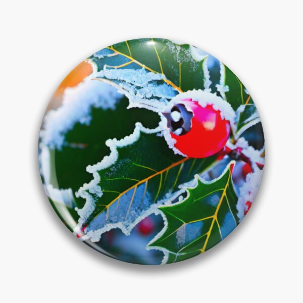 Item preview, Frosty Holly Tree in Winter Wonderland designed and sold by GrizzlyCollective.