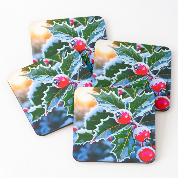 Item preview, Frosty Holly Tree in Winter Wonderland designed and sold by GrizzlyCollective.