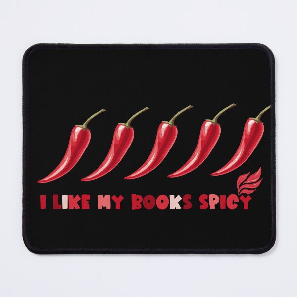 Item preview, I like my books spicy five chilli peppers designed and sold by Ilze Lucero.