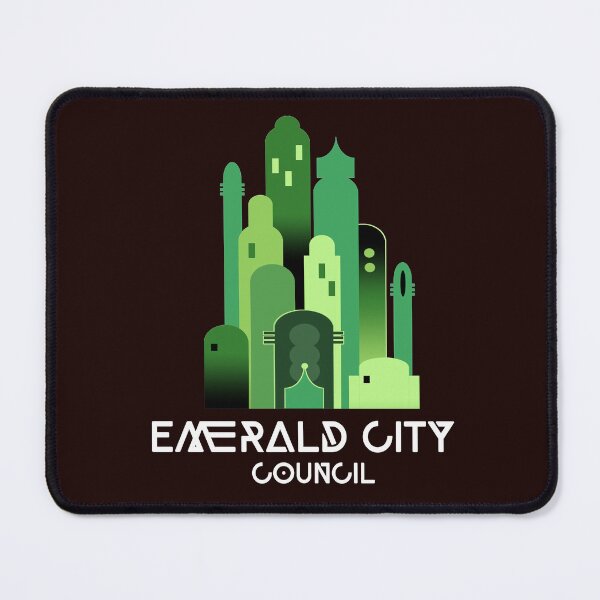 Item preview, Emerald City Council Logo White Letters designed and sold by ECCBand.