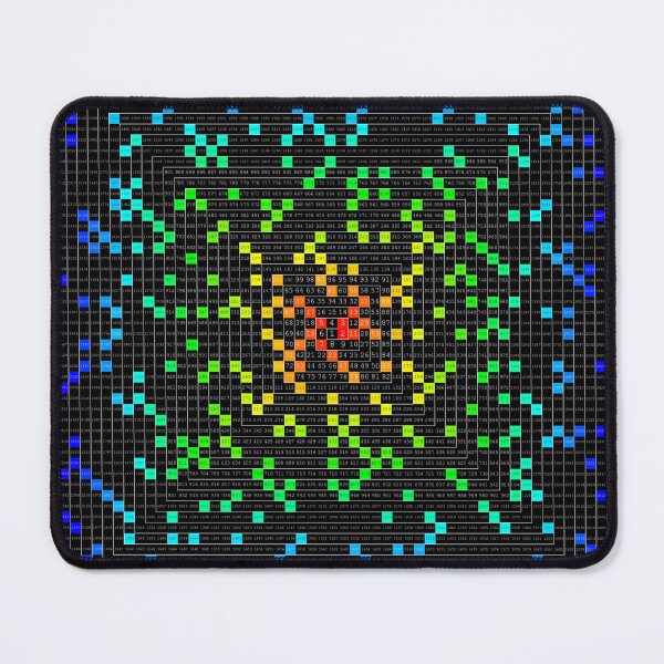 Item preview, Ulam's Prime Spiral (Rainbow 30) designed and sold by Infomathic.