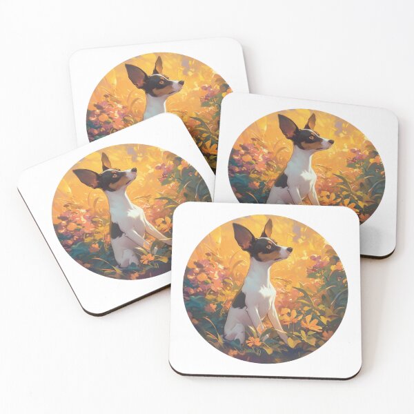 Item preview, Toy Fox Terrier Owner // Aesthetic Toy Fox Terrier // Aesthetic Dog // Animal Art // Beautiful Dog Art // Animal Cute Art  designed and sold by SMARTKIT  DESIGNAGENCY.