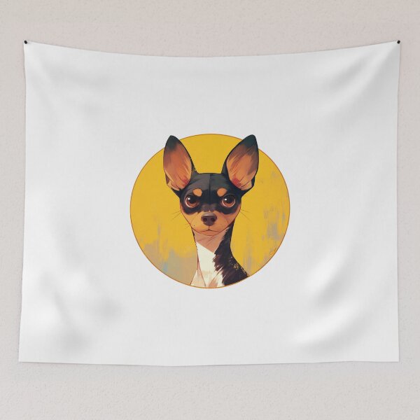 Item preview, Toy Fox Terrier Owner // Aesthetic Toy Fox Terrier // Aesthetic Dog // Animal Art // Beautiful Dog Art // Animal Cute Art  designed and sold by SMARTKIT  DESIGNAGENCY.