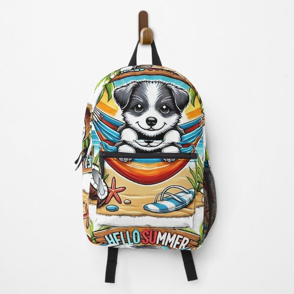 Item preview, Hello Summer Beach Vibes with Cute Puppy designed and sold by Casanova7000.