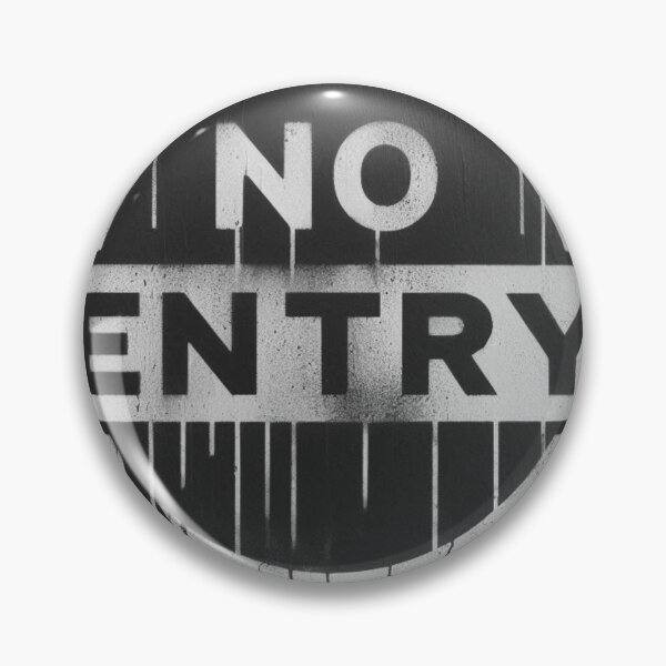 Item preview, NO ENTRY SIGN STICKERS designed and sold by carlarmes.