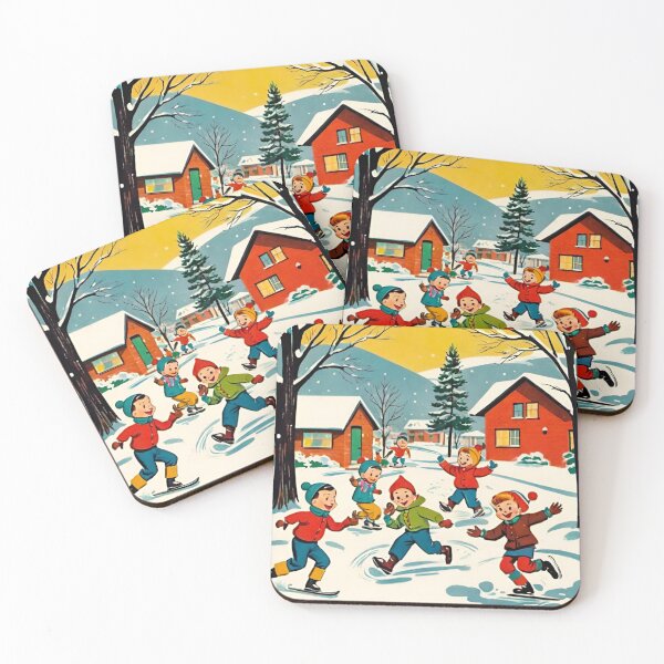 Item preview, Festive Christmas Fun: Kids in the Snow designed and sold by GrizzlyCollective.