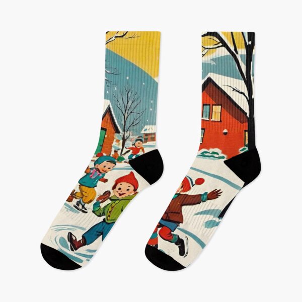 Item preview, Festive Christmas Fun: Kids in the Snow designed and sold by GrizzlyCollective.