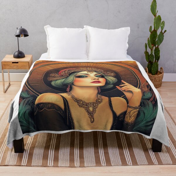 Item preview, Wall Art - Vintage Art Deco Girl #5 - Large designed and sold by ForeverPrintsOK.