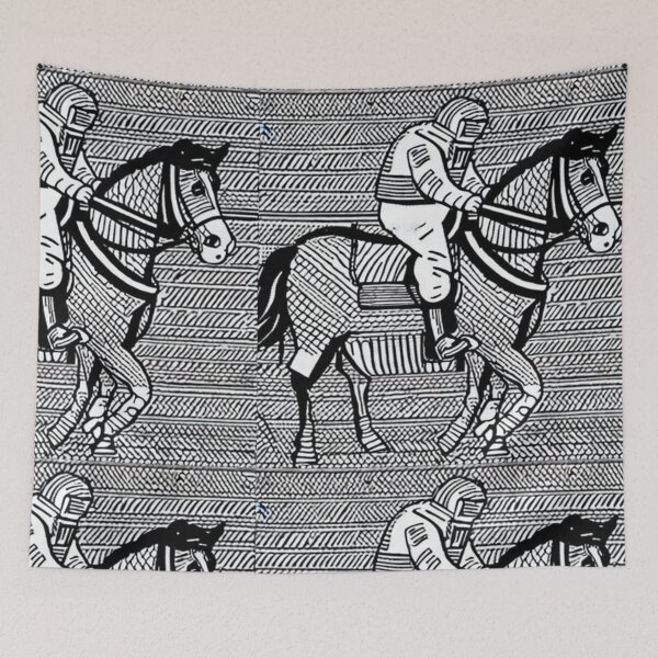 Artikelvorschau, Astronaut auf Pferd Op-Art-Design entworfen und verkauft von ruiztiger70.
