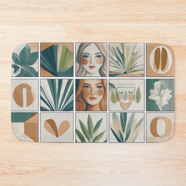 Item preview, Foliage & Faces, Pattern No5 designed and sold by Shoot-The-Moon.