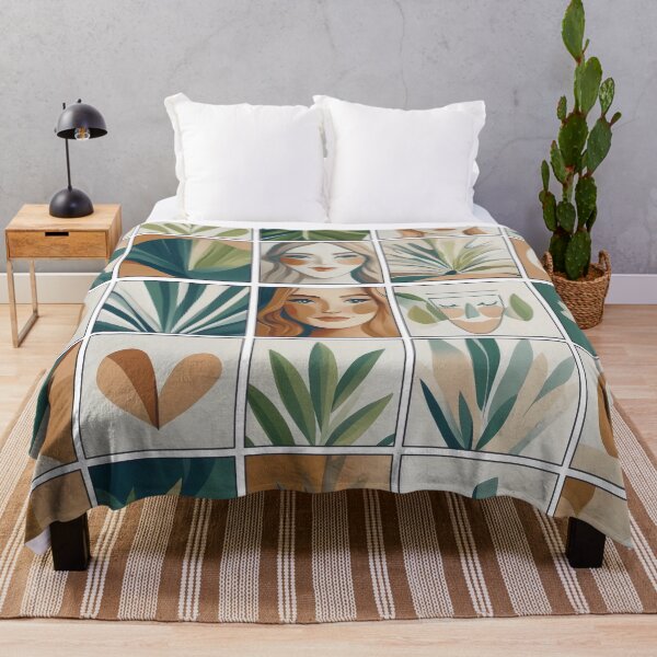 Item preview, Foliage & Faces, Pattern No5 designed and sold by Shoot-The-Moon.