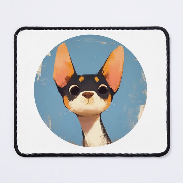 Item preview, Toy Fox Terrier Owner // Aesthetic Toy Fox Terrier // Aesthetic Dog // Animal Art // Beautiful Dog Art // Animal Cute Art  designed and sold by SMARTKIT  DESIGNAGENCY.