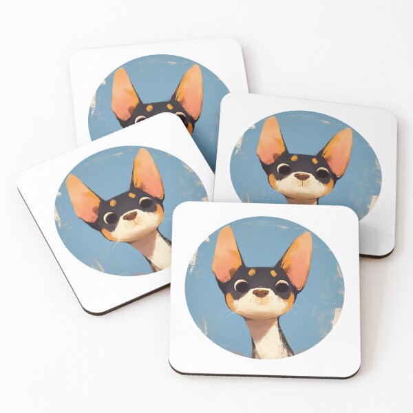 Item preview, Toy Fox Terrier Owner // Aesthetic Toy Fox Terrier // Aesthetic Dog // Animal Art // Beautiful Dog Art // Animal Cute Art  designed and sold by SMARTKIT  DESIGNAGENCY.