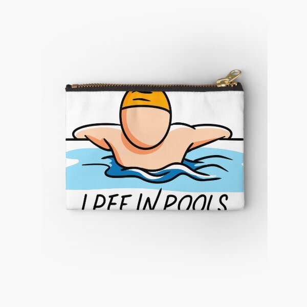 Item preview, I pee in pools funny hand drawn swimming quote design for swimmers  designed and sold by MOLS-DRAWING.