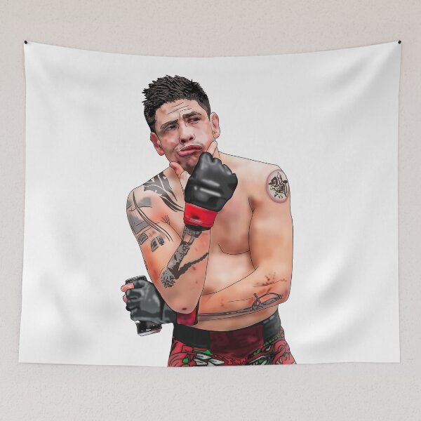 Item preview, Brandon Moreno UFC Contender in Action designed and sold by GrizzlyCollective.
