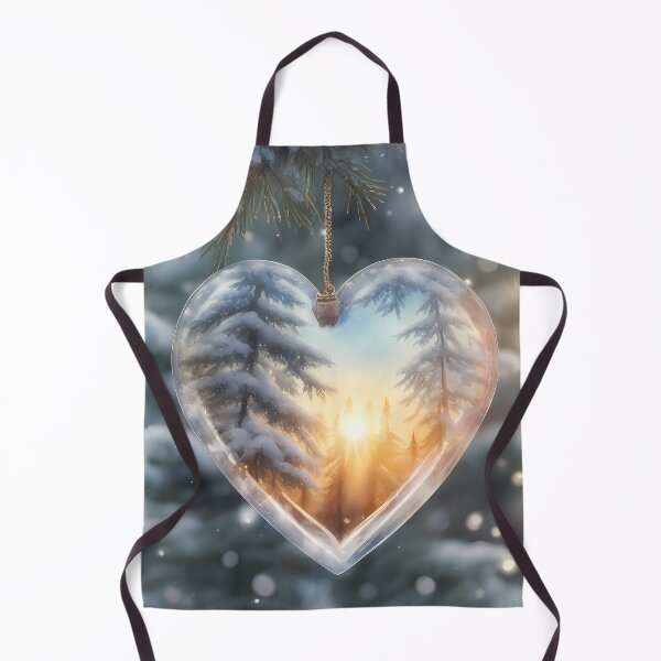 Item preview, Ice Heart Christmas Bauble designed and sold by CalmnessbyChoice.
