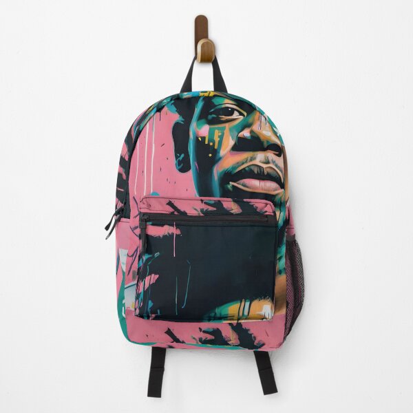 Item preview, Vibrant Urban Portrait on Pink and Teal designed and sold by FreedomToDesign.