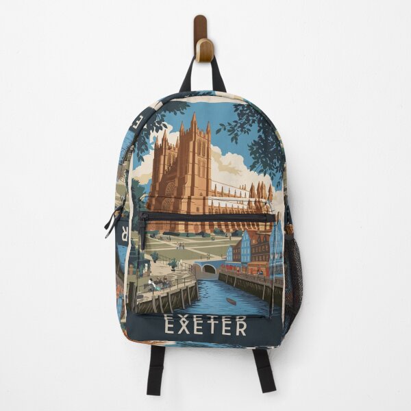Item preview, Exeter Vintage Travel Poster designed and sold by TravelerRat.