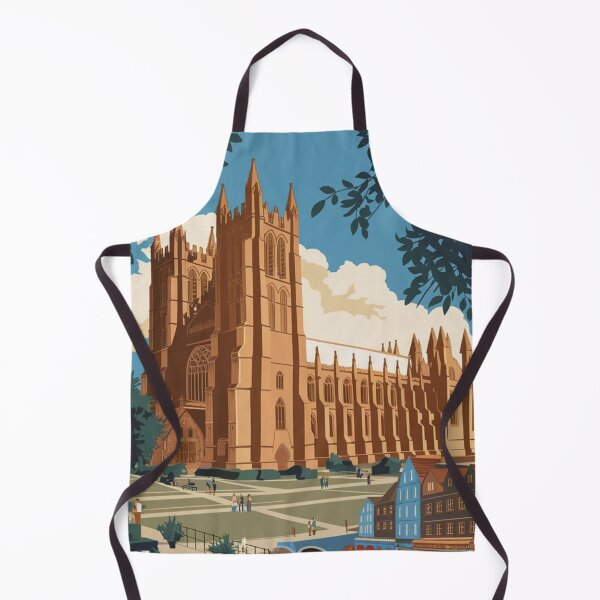 Item preview, Exeter Vintage Travel Poster designed and sold by TravelerRat.