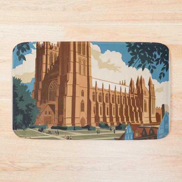 Item preview, Exeter Vintage Travel Poster designed and sold by TravelerRat.