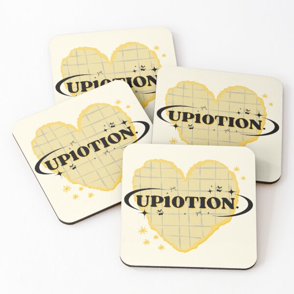 Item preview, UP10TION K-Pop Heart Yellow Scrapbook Pastel Design designed and sold by AJUNICE STUDIO.