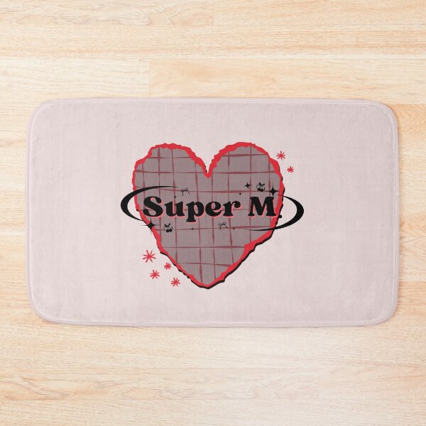Item preview, SuperM K-Pop Heart Red Scrapbook Design designed and sold by AJUNICE STUDIO.