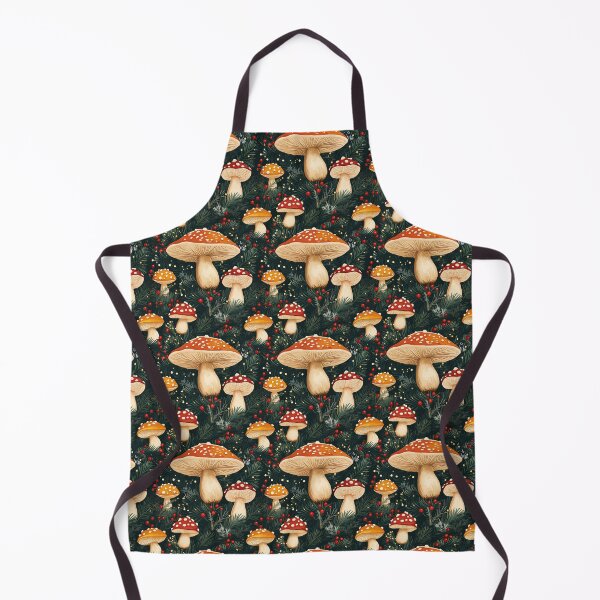 Item preview, Retro Mushroom Pattern designed and sold by RetroPrints.