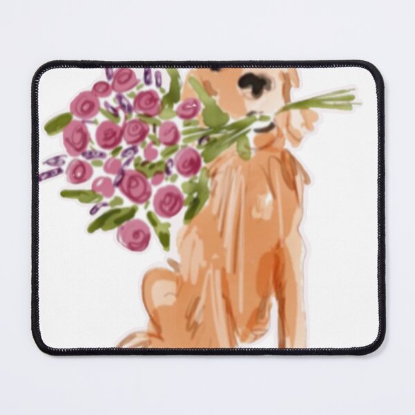 Item preview, Golden Retriever with Bouquet designed and sold by Supersigma.