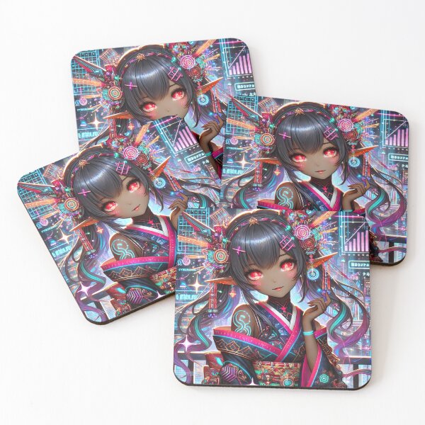 Item preview, Elf Beyond the Neon Realms designed and sold by The Journey Ain't Mid.