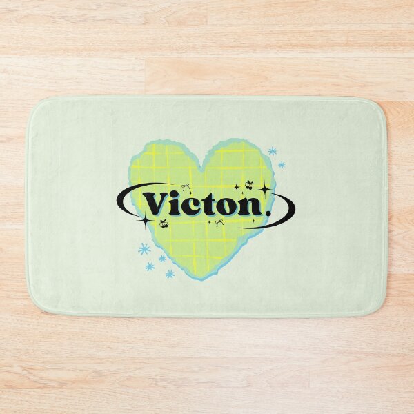 Item preview, VICTON K-Pop Neon Green Heart Scrapbook Design designed and sold by AJUNICE STUDIO.
