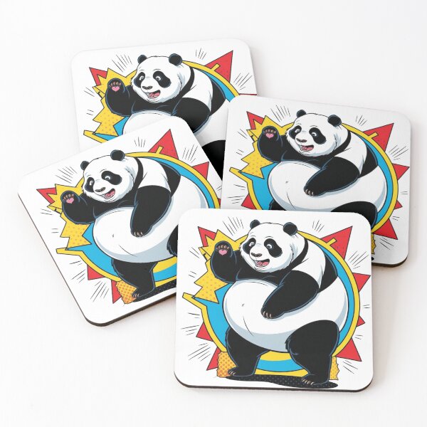 Item preview, Panda waving hand designed and sold by MessOnClothes.