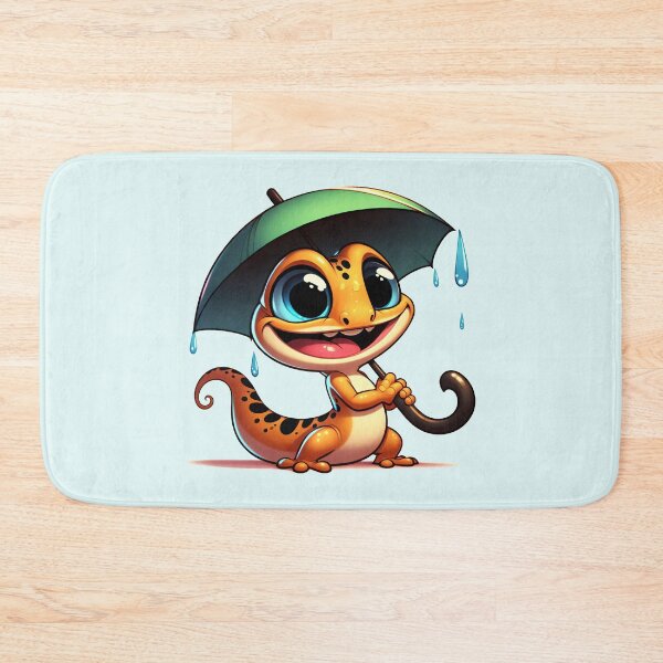Item preview, Gecko's Rainy Day Adventure designed and sold by Delemore Art.