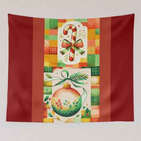 Item preview, CHRISTMAS CANDY CANE AND ORNAMENT designed and sold by Tammera.