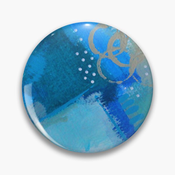 Item preview, Cool Blue Abstract Painting designed and sold by NancyMerkle.