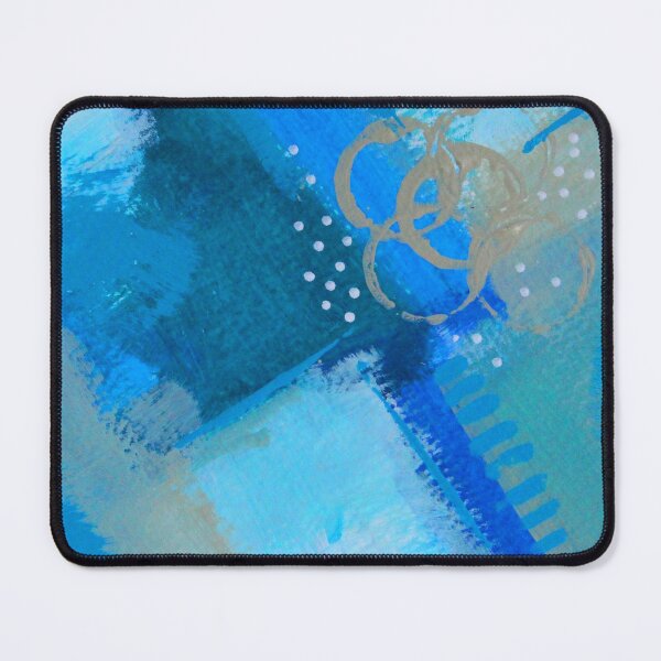 Item preview, Cool Blue Abstract Painting designed and sold by NancyMerkle.