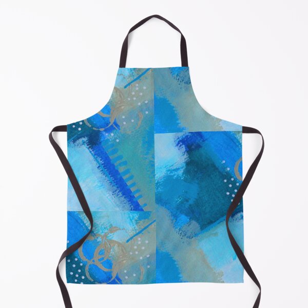 Item preview, Cool Blue Abstract Painting designed and sold by NancyMerkle.