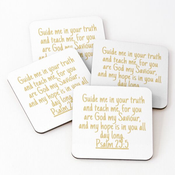 Item preview, Guide me in your truth and teach me, for you are God my Saviour, and my hope is in you all day long. Psalm 25:5 designed and sold by successmom.