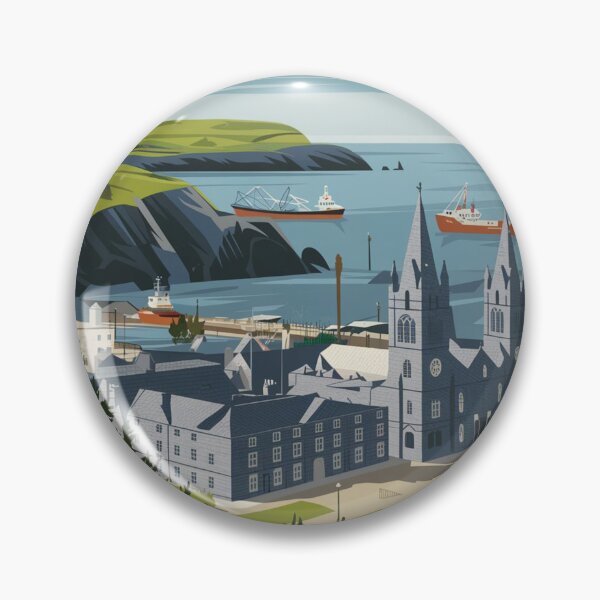 Item preview, Aberdeen Vintage Travel Poster designed and sold by TravelerRat.
