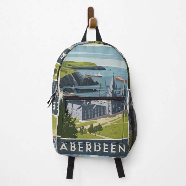 Item preview, Aberdeen Vintage Travel Poster designed and sold by TravelerRat.