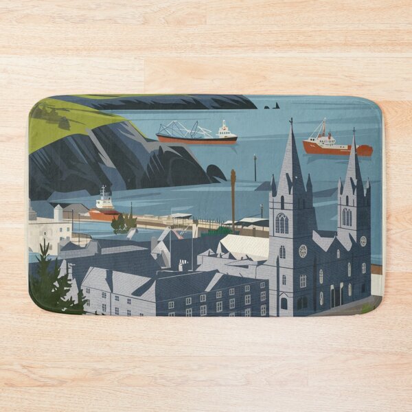 Item preview, Aberdeen Vintage Travel Poster designed and sold by TravelerRat.