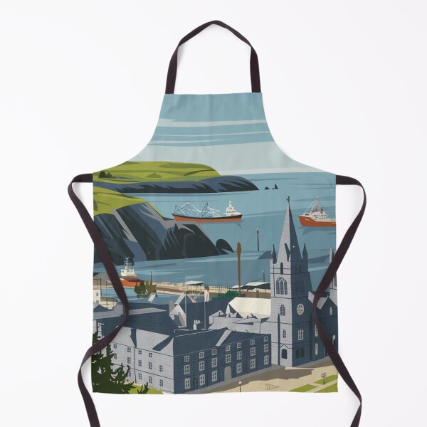 Item preview, Aberdeen Vintage Travel Poster designed and sold by TravelerRat.