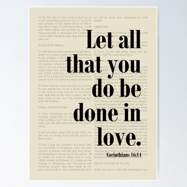 Item preview, Corinthians Bible Verse Quote Inspirational Christian Art designed and sold by kakarikihill.