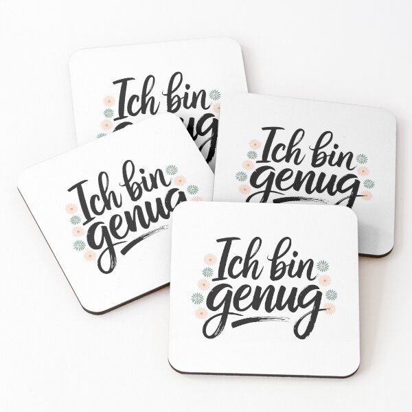 Artikelvorschau, Ich Bin Genug Motiv – Selbstliebe Positives Zitat Design entworfen und verkauft von Inspire-DuDe.